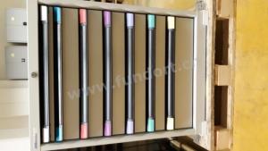 Schubladenschrank weiss grau für unter Werkbank 80cm, 7 SL