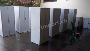 Lista Metallschrank extratief 65cm grau,10Stk/Schnäppliecken