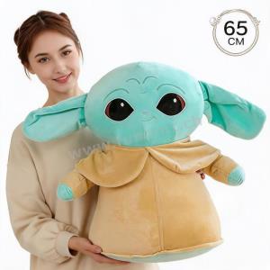The Mandalorian Grogu Plüschtier XXL Baby Yoda Kuscheltier Star Wars Stofftier 65 cm