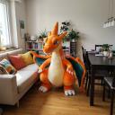 Pokémon Glurak XXL Plüschtier 150 cm Neu Kuscheltier Stofftier Plüschfigur